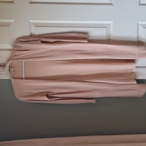 LOFT Pink Shimmer Cardigan